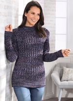 Pullover in aufwendiger Melange-Optik 
