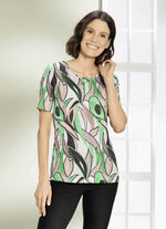 H&uuml;bsches Shirt mit Rundhalsausschnitt 