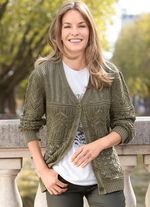 Strickjacke in Mustermix 