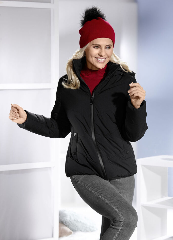 Jacke mit Rei&szlig;verschlussleiste 