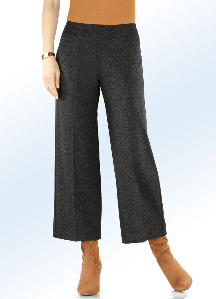 Hose in modisch verk&uuml;rzter L&auml;nge ANTHRAZIT MEL.