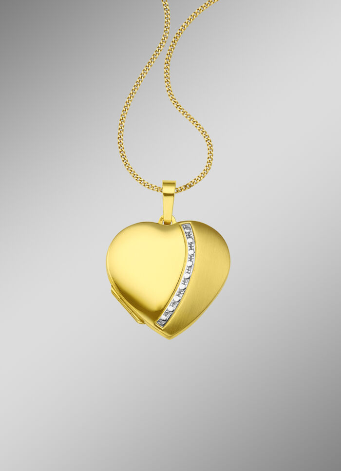 Anh&auml;nger Herz-Medaillon 