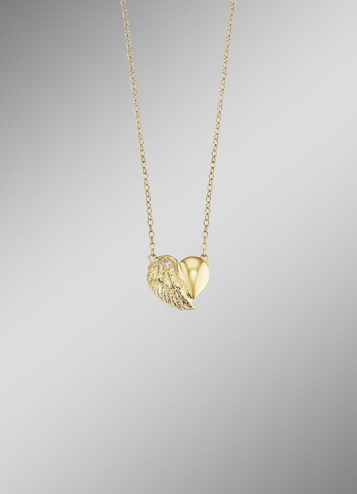 Kette mit Anh&auml;nger in Herzform 