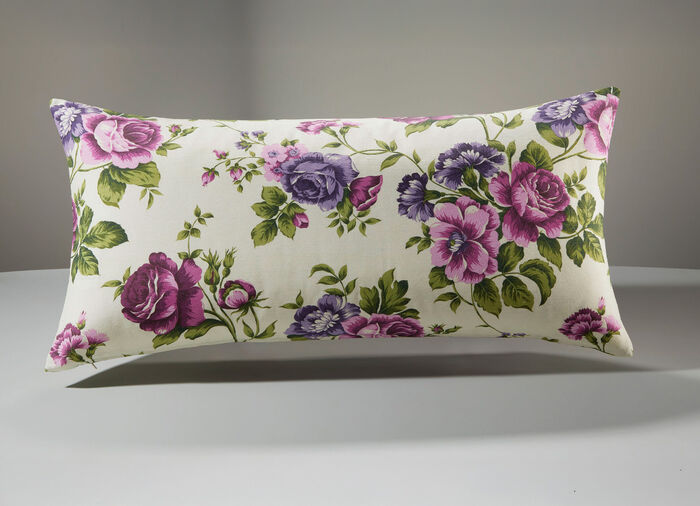 Tagesdecke mit Karosteppung und Kissenbez&uuml;ge LILA