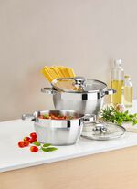 Kochgeschirr aus Edelstahl - Ideal f&uuml;r kleine Haushalte 