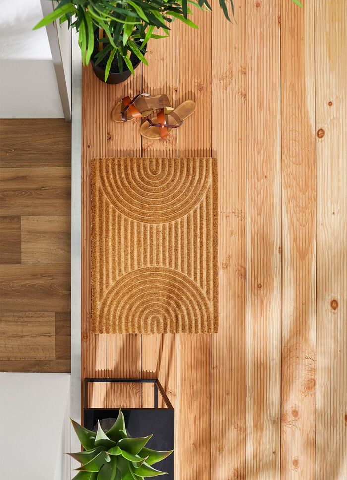 Kokosfußmatte aus echten Kokosfasern 