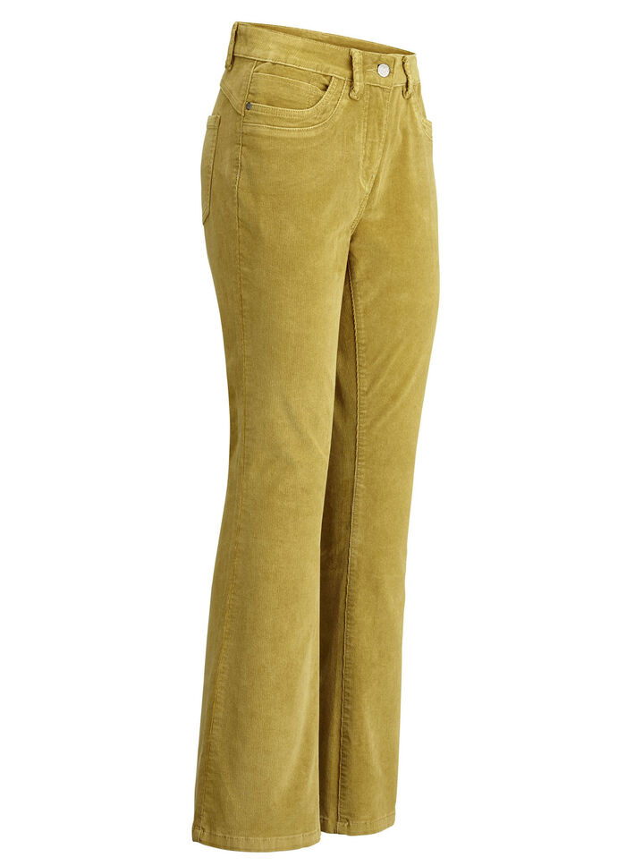 Cordhose in trendiger Bootcut-Form MESSING