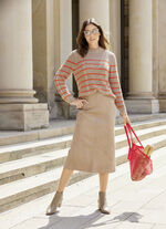 Pullover mit Streifen-Dessin 