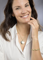 Anh&auml;nger Herz-Medaillon 