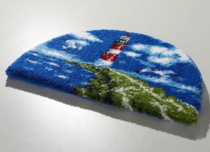 Badgarnitur von Grund mit maritimem Dessin MULTICOLOR