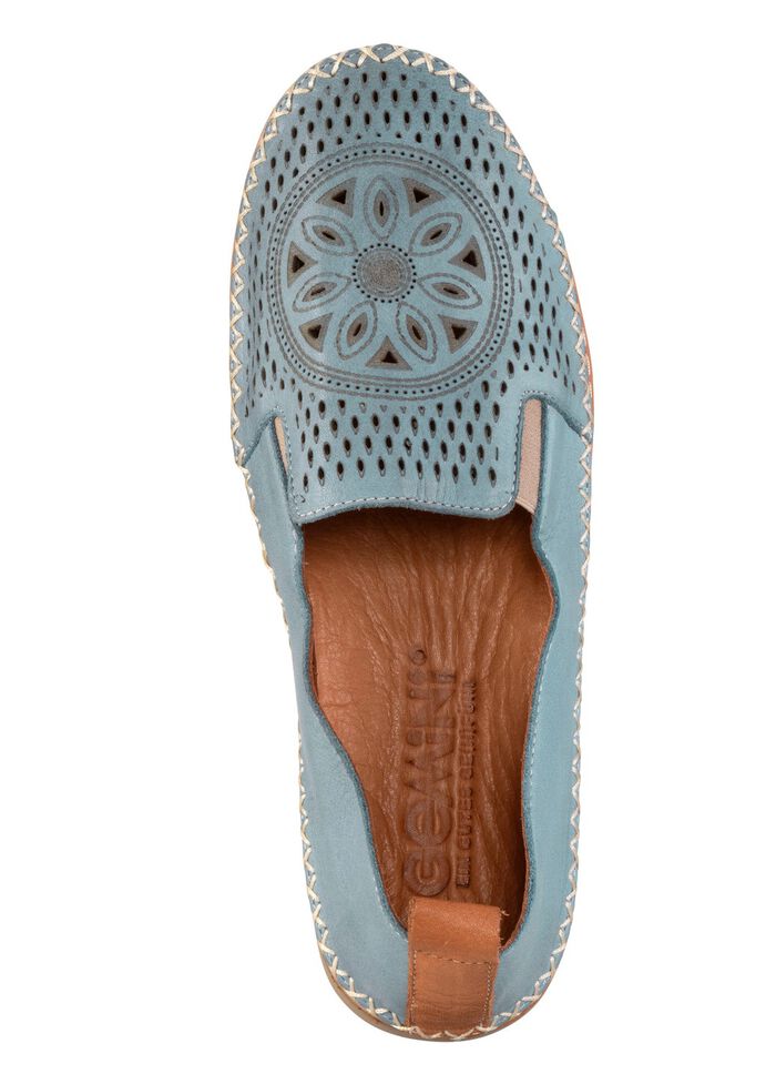 Gemini, sommerliche Damen-Slipper, Weite G, mit herausnehmbarem Fu&szlig;bett JEANS