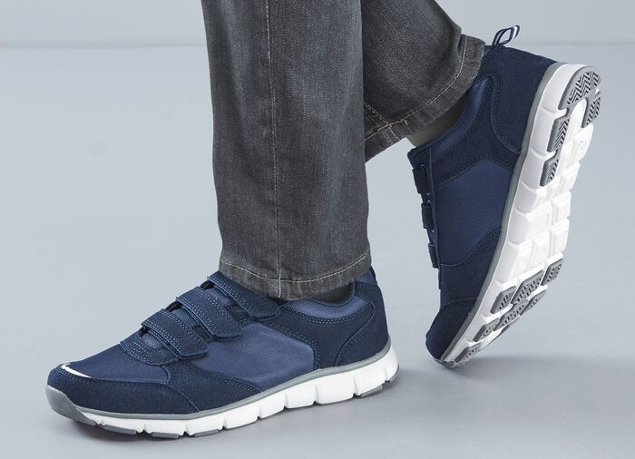 Sportliche Herren-Slipper, mit herausnehmbarem Fu&szlig;bett 