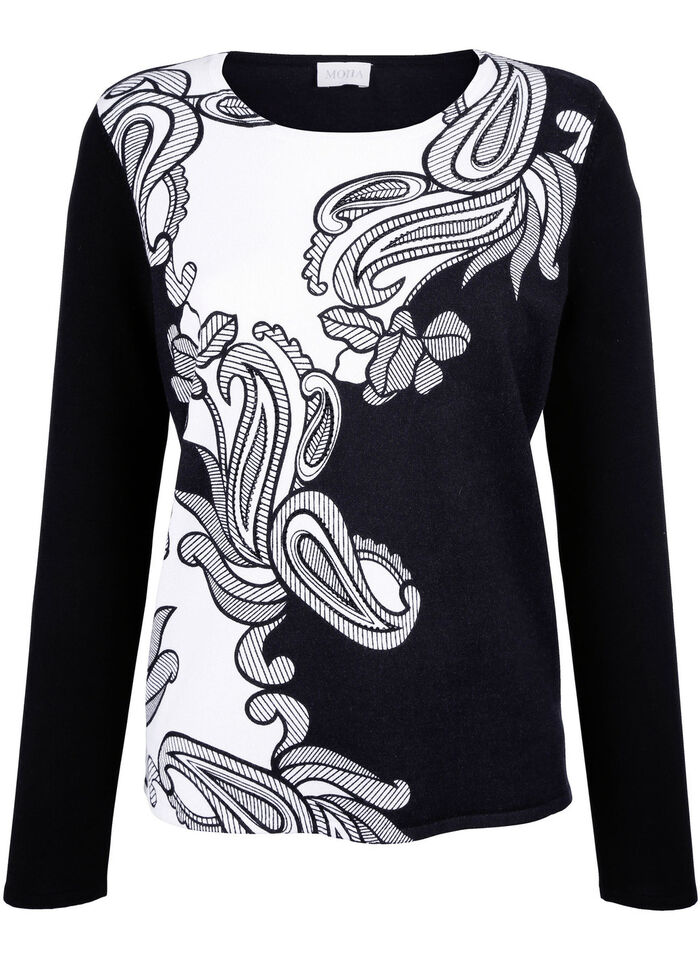 Pullover mit Paisleydessin 