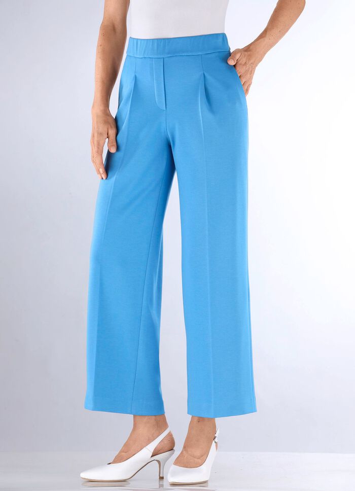 Kn&ouml;chellange Hose mit weitem Bein 