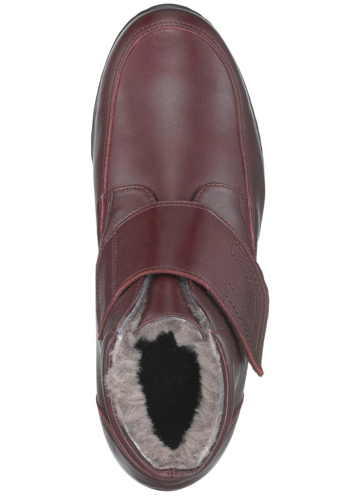 ELENA EDEN Stiefelette aus Rind-Anilinleder BORDEAUX