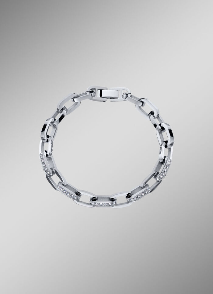Für Sie und Ihn: elegantes Armband mit funkelnden Kristallen 