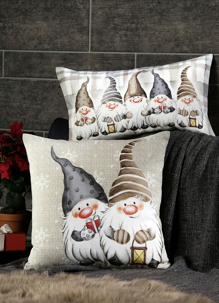 Kissenbezug Wichtel mit Rei&szlig;verschluss 