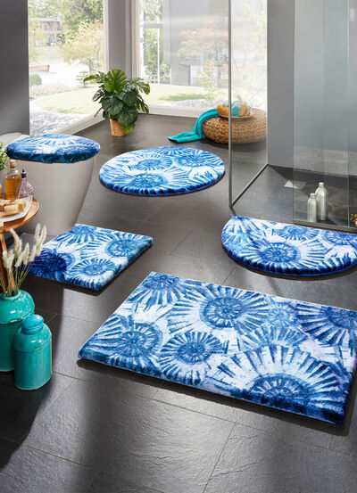 Badvorleger mit rutschhemmender Rückseite 