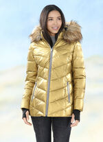 Jacke in topaktueller Metallic-Optik 
