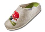 Hausschuh aus Wollfilz CREME