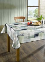 Wachstuch-Tischdecke in Patchwork-Optik 