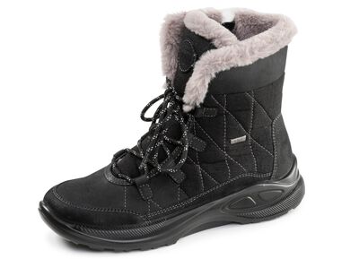 Gef&uuml;tterte Damen-Boots, Winterschuhe, Weite H, mit Rei&szlig;verschluss 