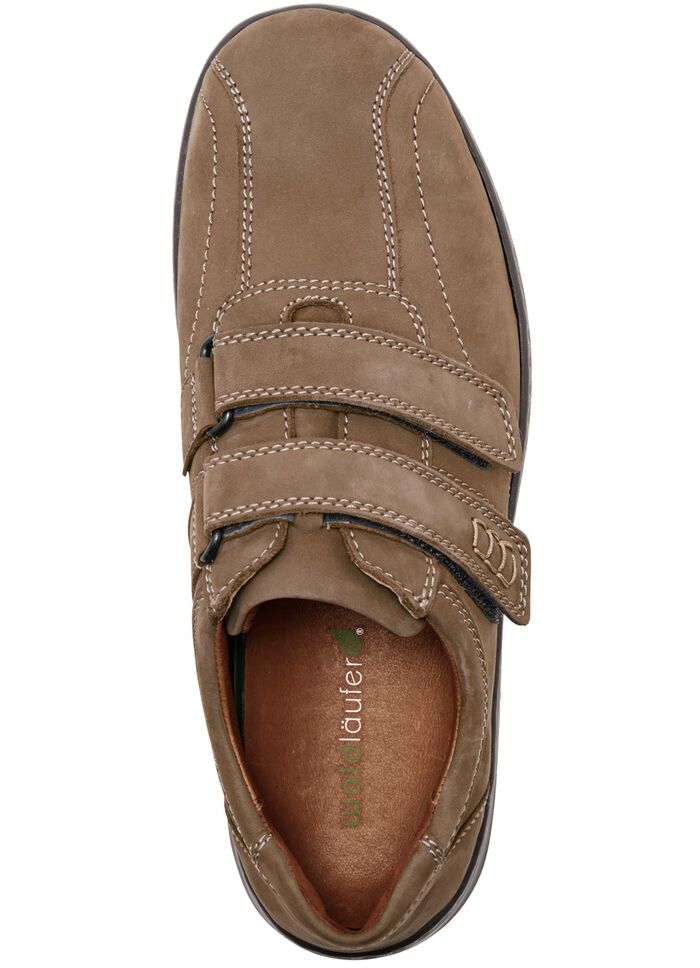 Waldl&auml;ufer, bequeme Herren-Slipper, Weite H, mit herausnehmbarem Fu&szlig;bett 