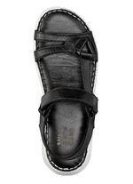 ELENA EDEN Sandale aus weichem Nappaleder SCHWARZ