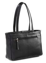 Laurina, Tasche, Damen, aus Leder SCHWARZ