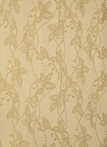 Übergardine mit Blatt-Musterung GOLD