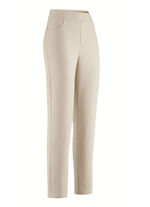 Knöchellange Hose in bequemer Schlupfform BEIGE