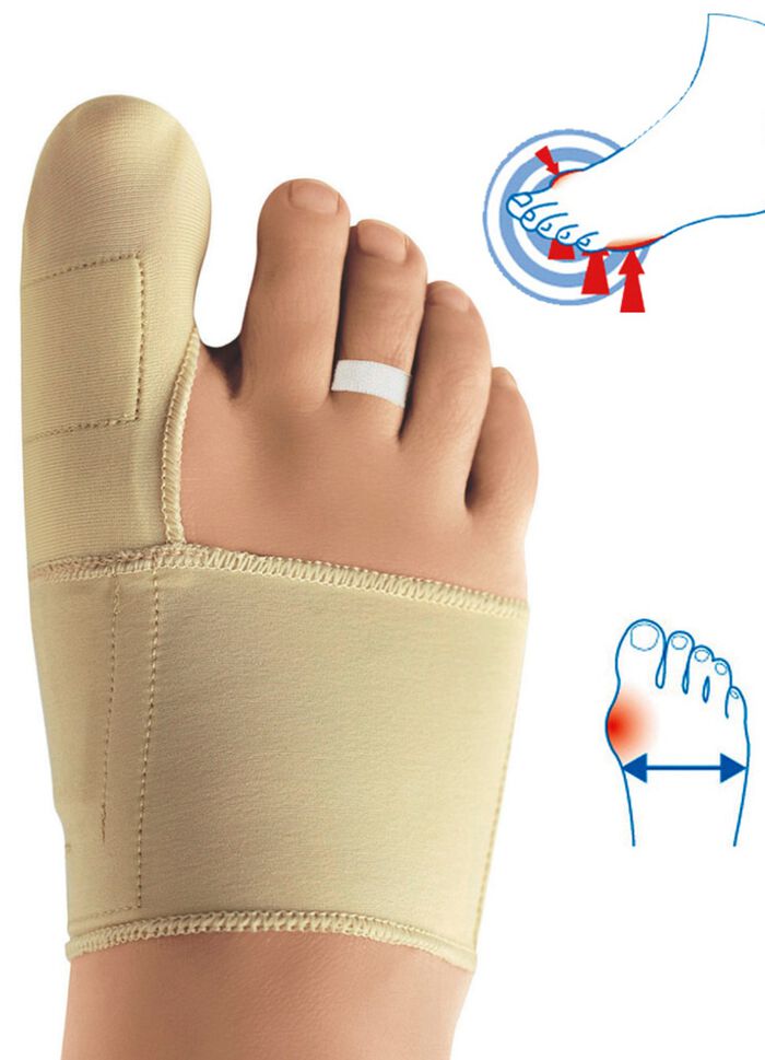 epitact Korrekturorthese Hallux valgus mit Doppelschutz 
