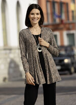 Longshirt in Jacken-Optik 