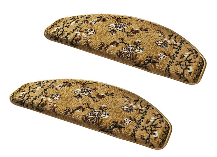 Herrliche, gewebte Stufenmatten BEIGE