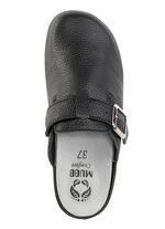 Mubb, klassische Damen-Clogs, Wete H, mit herausnehmbarem Fu&szlig;bett SCHWARZ