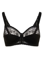 Susa BH mit h&uuml;bscher Elastikspitze SCHWARZ