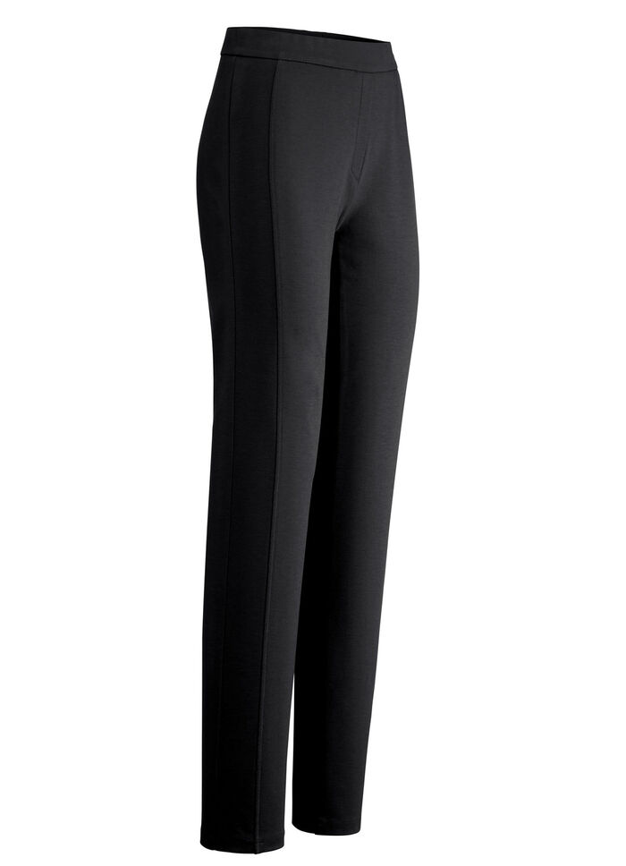 Hose mit figurg&uuml;nstiger Teilungsnaht SCHWARZ