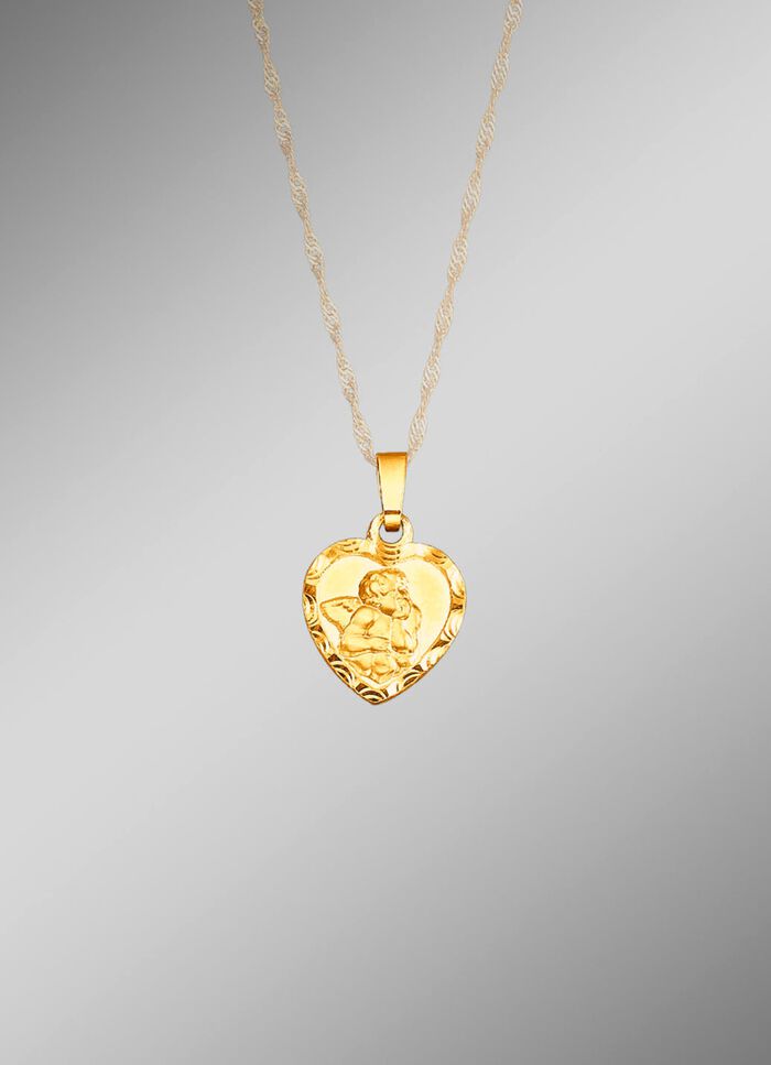 Anh&auml;nger Schutzengel mit Diamantschnitt 