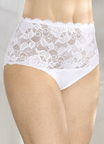 Laurina Viererpack Slips mit Elastikspitze 