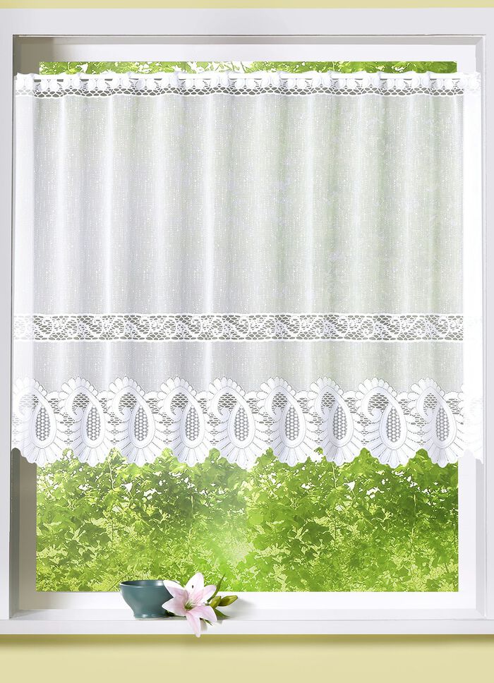 Kleinfenster-Store mit Stangendurchzug 