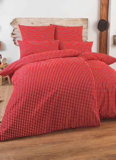 Bettwäsche-Garnitur mit Reißverschluss 