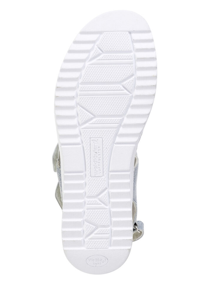 Waldl&auml;ufer Sandalette mit effektvoller Pr&auml;gung DENIM