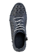 Gemini Bootie mit Knitter-Struktur MARINE