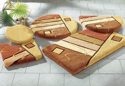 Barfu&szlig;weiche Badgarnitur in harmonischen Farbt&ouml;nen 