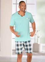 Shorty, 3 teilig, mit zwei Oberteilen und einer Hose 