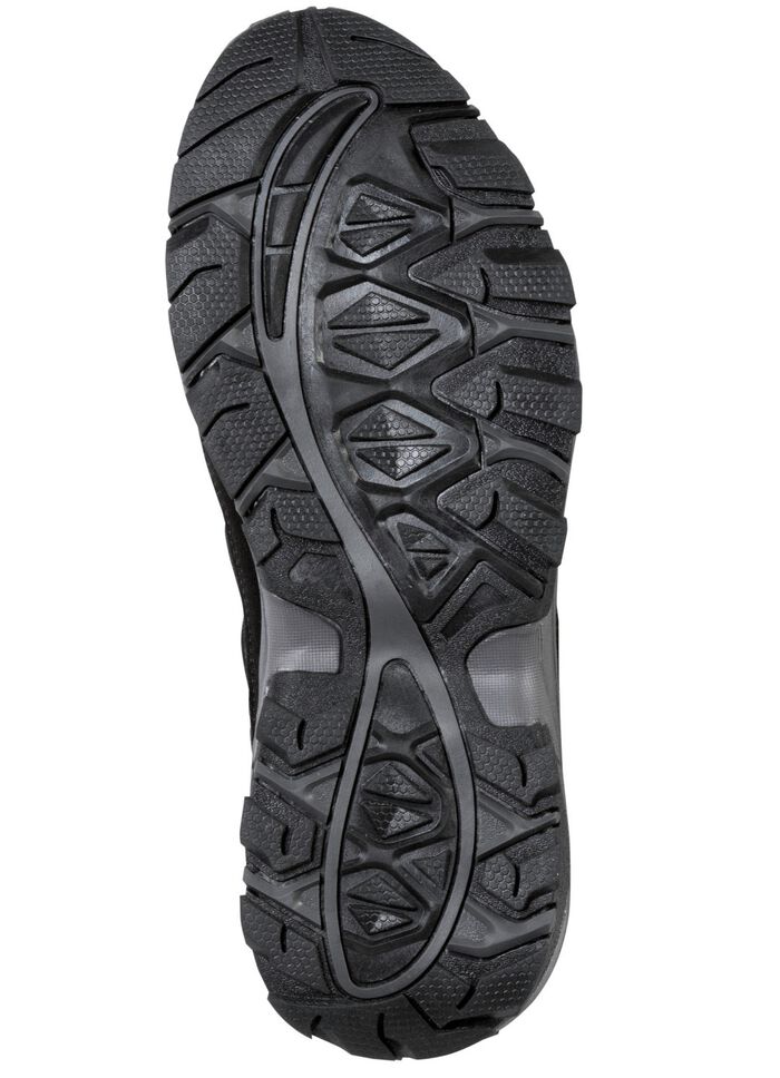 Stiefelette mit gummierten Eins&auml;tzen SCHWARZ