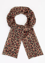 Schal mit Raubtierfell-Dessin 