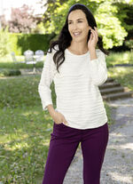 Shirt mit Cloqu&egrave;-Effekt 