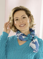 Schal mit floralem Dessin 