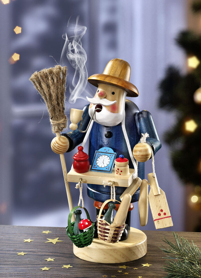 R&auml;ucherm&auml;nnchen aus Holz 